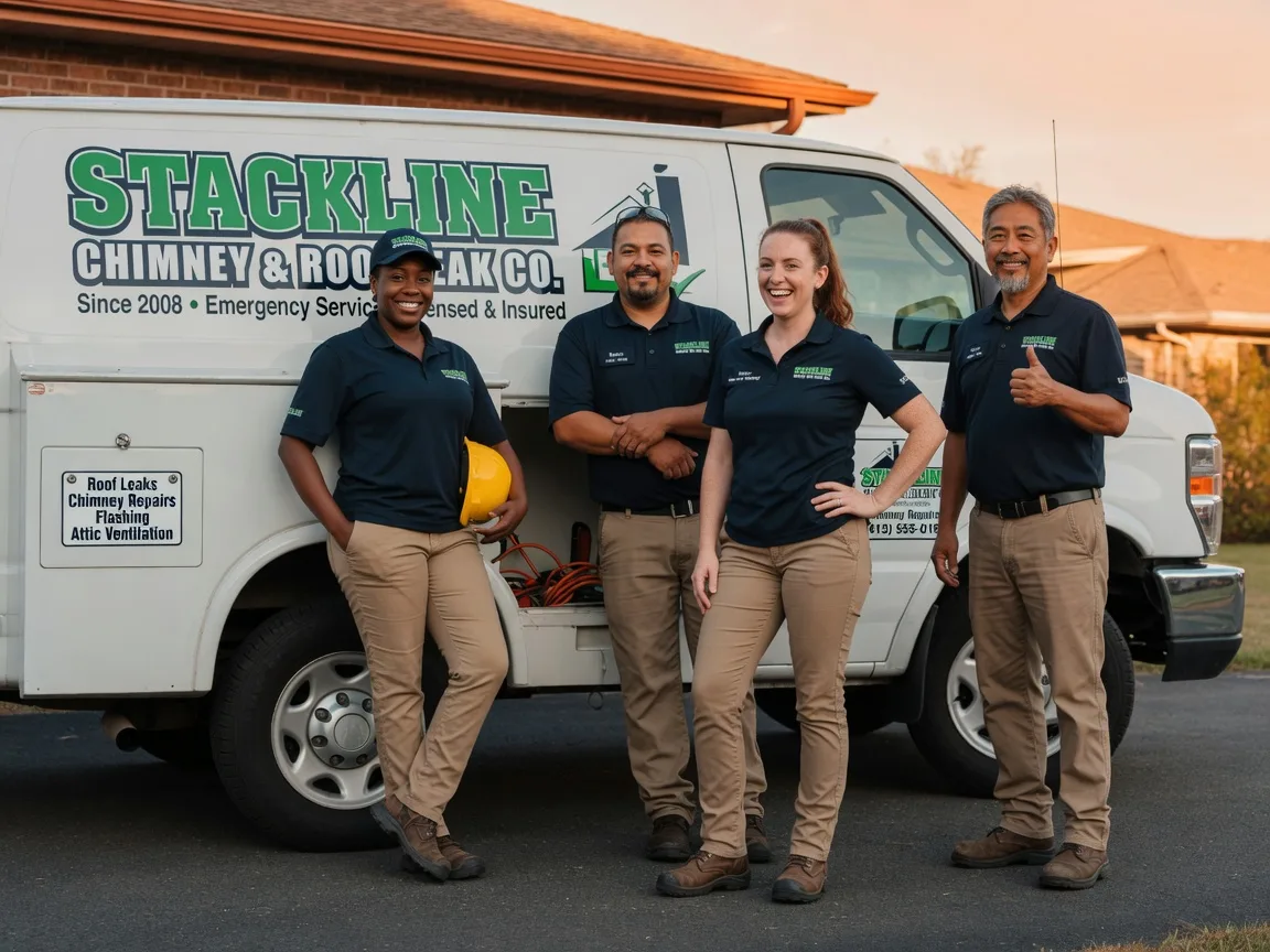 Chimney flashing repair company in Burlington, KS